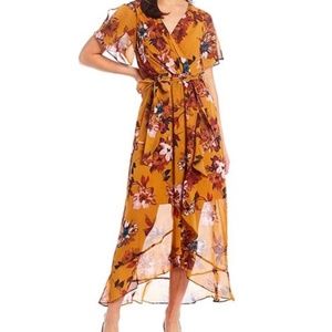 Floral, maxi dress, new with tags, size 8 by ignite evenings